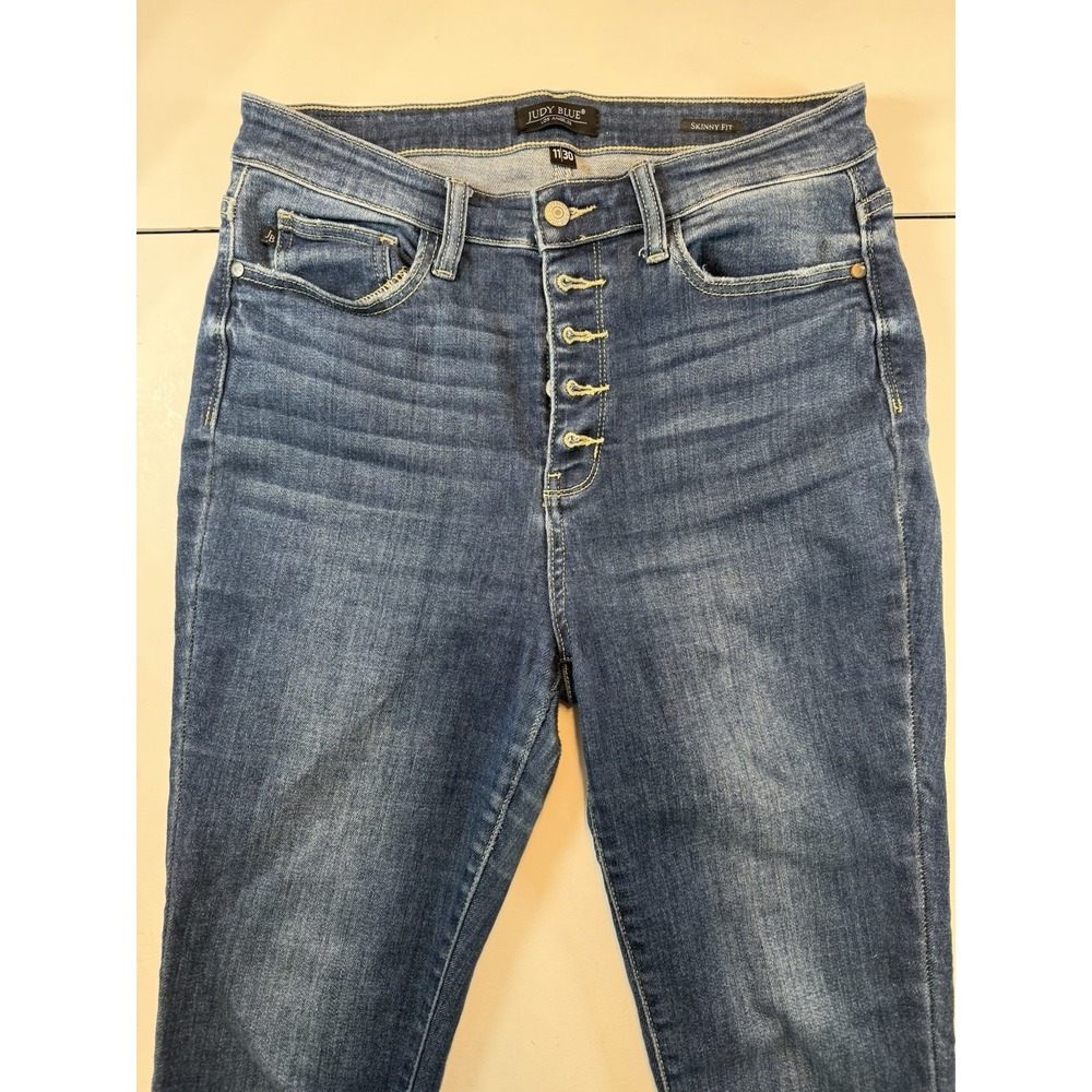 Judy Blue Skinny Fit Blue Denim Jeans Stretch JB82319MD Casual Women's 11/30